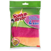 Scotch Brite Mikrofiber Temizlik Bezi 4'lü