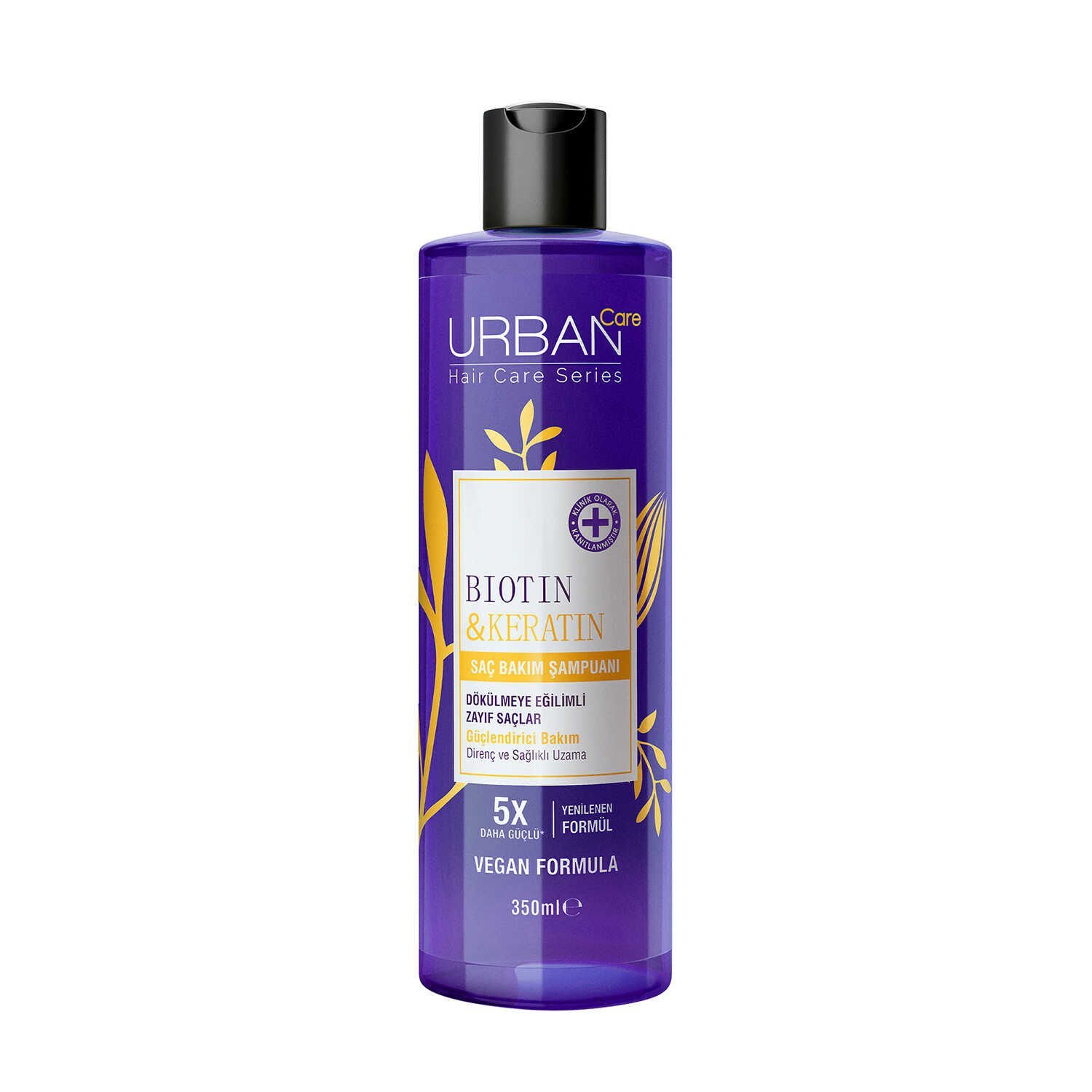 Urban Care Biotin & Keratin Dökülme Karşıtı ve Sağlıklı Uzamaya Yardımcı Saç Bakım Şampuanı 350 ml