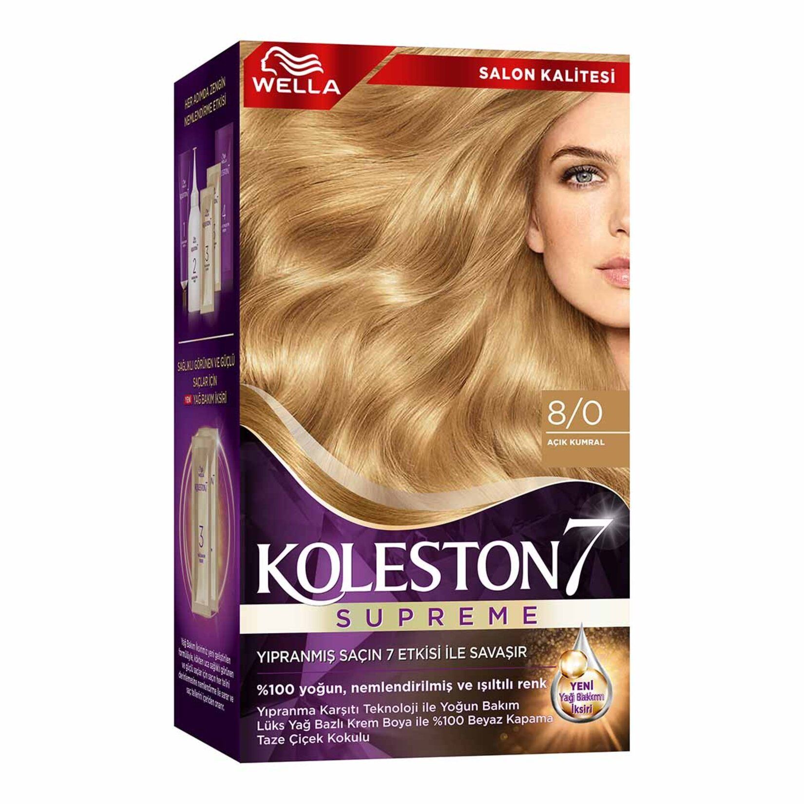 Wella Koleston Supreme Saç Boyası 8/0 Açık Kumral