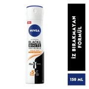 Nivea Black & White Invisible Güçlü Etki Kadın Sprey Deodorant 150 ml